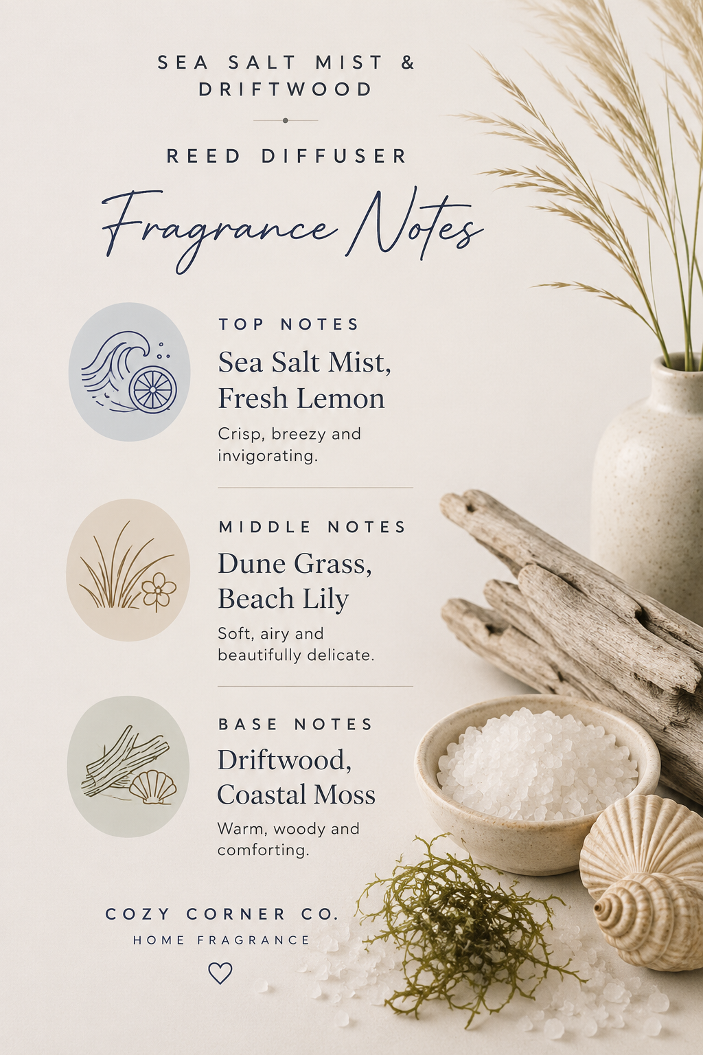 Coastal Calm Reed Diffuser